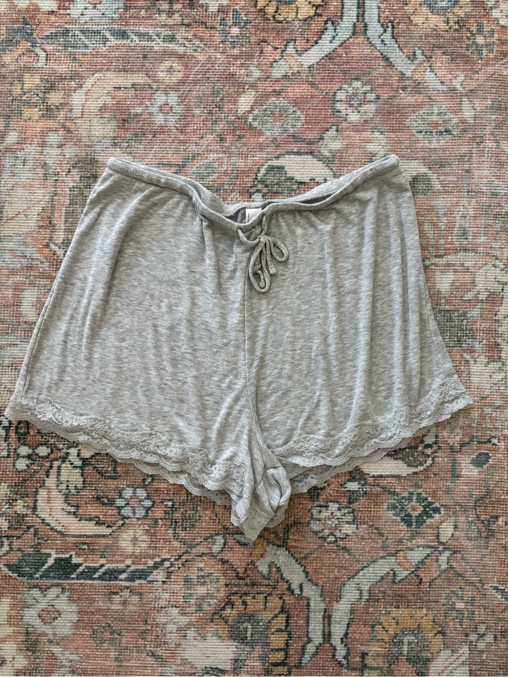 ππ¦ Auden Light Gray Lace-Trim Sleep Cami & Short Set - Picture 4 of 7